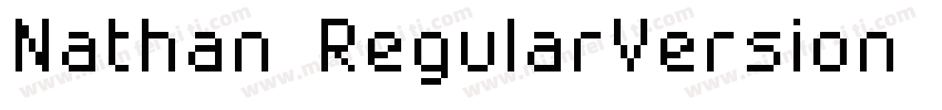 Nathan RegularVersion 1002字体转换